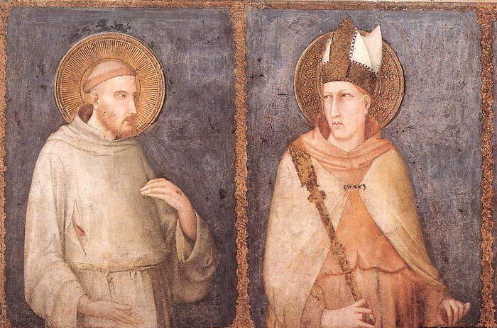 Simone Martini St Francis and St Louis of Toulouse Spain oil painting art